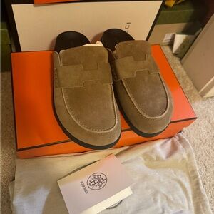 Hermes  women Mules size 38